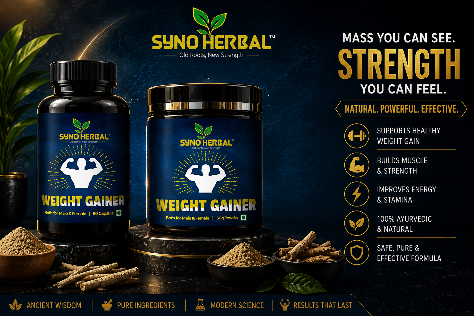 Weight Gainer Powder + Weight Gainer Capsule