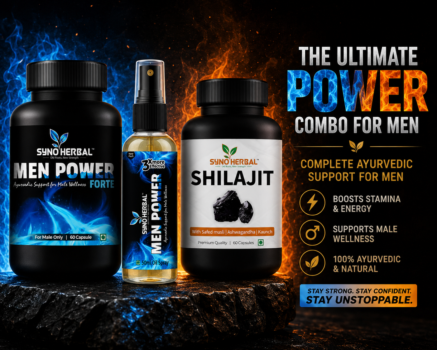 MenPower FORTE + Oil + Shilajit